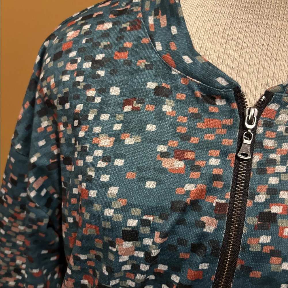 Women's Multicolor Patterned Jacket - image 3